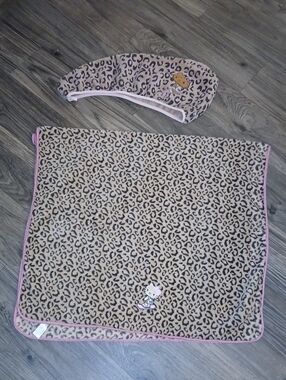 2 #LeopardPrint #hairnet #hairtowel #towelset #hellokitty